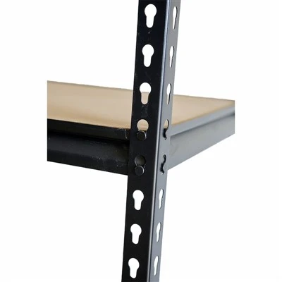 Scaffale in metallo nero